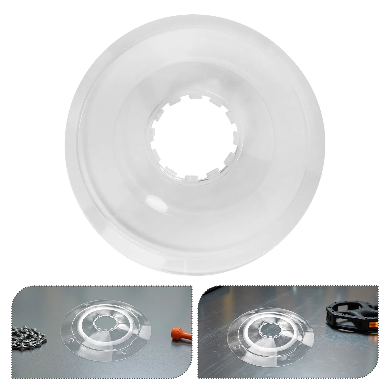 

2Pcs Bike Spokes Protector Heavy-Duty Plastic Flywheel Guard Cover Easy to Clean Spoke Protection for Rear Flywheel