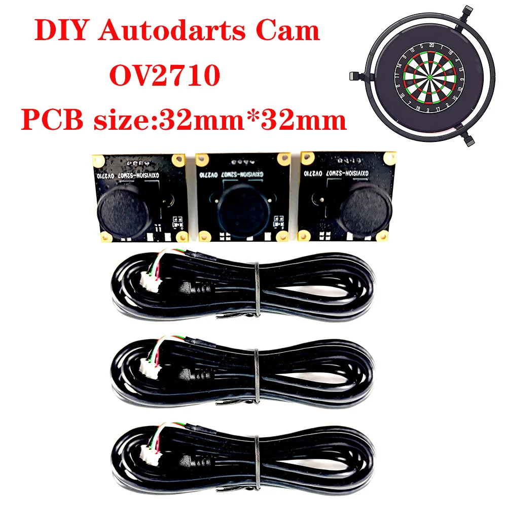 GXIVISION OV2710 3PCS Autodarts.io System 30fps 1920*1080 100 Degree Angle Accuracy Higher Than 99%