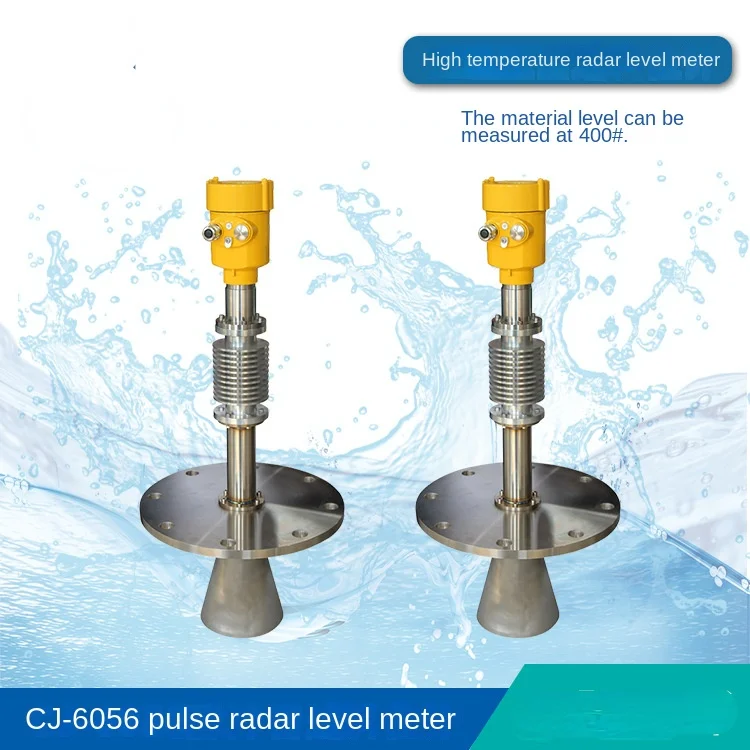 Cj6056 Low Frequency Trumpet Radar Level Meter Pulse Type High Temperature Radar Material Level Meter