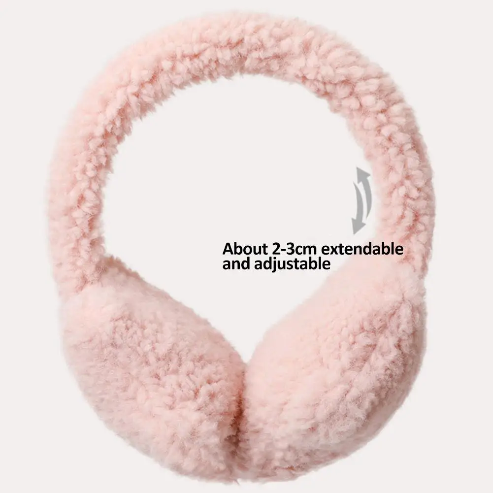 2026 Fashion Autumn Winter Star Fluffy Earmuffs Cute Plush Solid Color Ear Muffs Cold Protection Women Ear Cover Keep Warm 1pcs