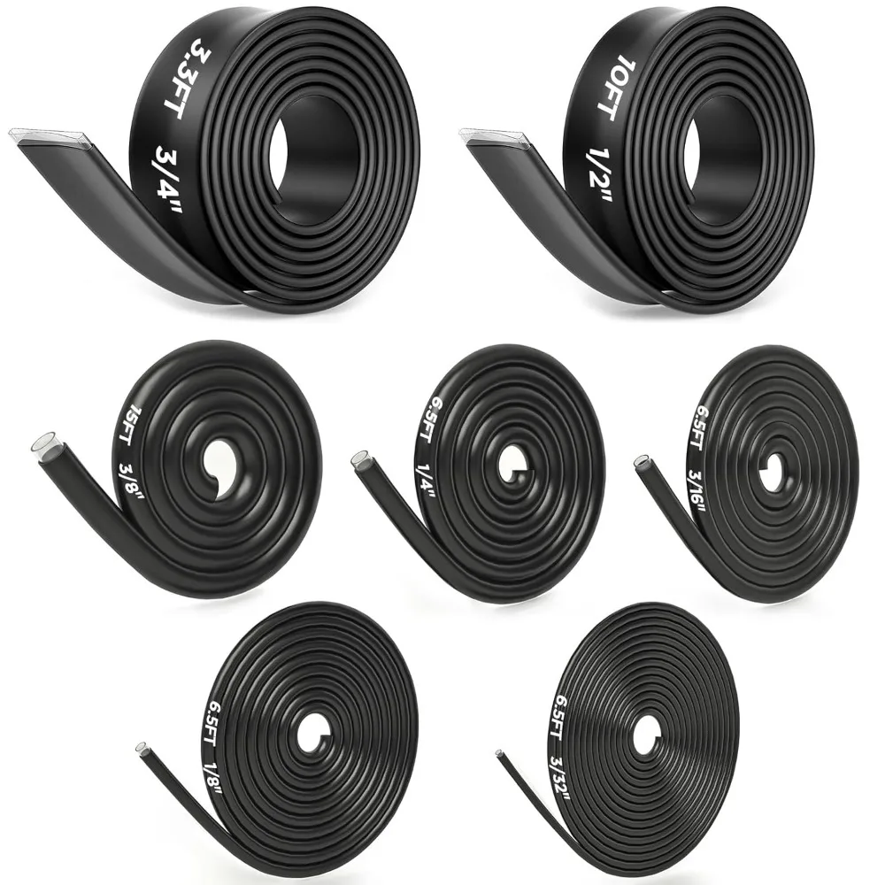 

7 Size 4:1 Adhesive Heat Shrink Tubing Kit 54ft Marine Grade Waterproof Oil Proof Wear Resistant Industrial Home Use