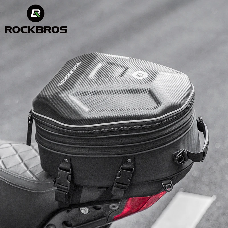 ROCKBROS Motorcycle Bag Motorcycle Helmet Bag Waterproof Moto Travel Tail Bags Bicycle Pannier Bags Handbag Bike Rack Bag