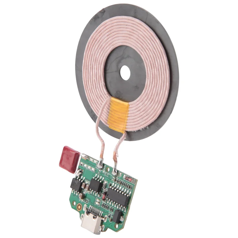 Wireless Charger Module Module Transmitter With Box PCBA Circuit Board Coil DIY Type-C Port