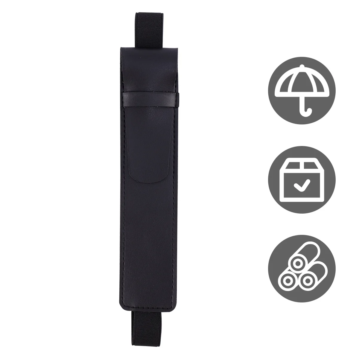 

1Pcs Stylus Pen Protective Pouch Black PU Storage Carry Case Universal Writing Pen Organizer Portable Compact Design