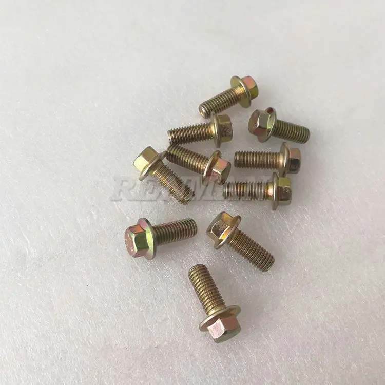

100Pcs DCEC flange bolts 3902460/3681041 Dongfeng commercial vehicle engine bolts