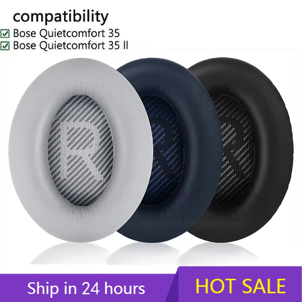Replacement Ear Pads for BOSE QC35 for QuietComfort 35 &amp; 35 II Headphones Memory Foam Ear Cushions Good Quality Ear Cover