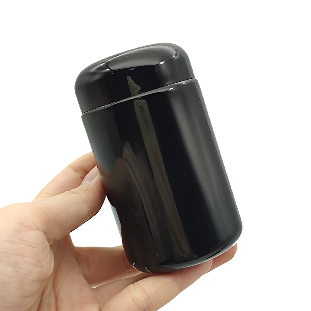 1pcs Anti-UV Glass Jars 100ML Violet Oil Jar Dark Container Pill Box Sealing Nail Glue Storage Case Cosmetic Cream Can