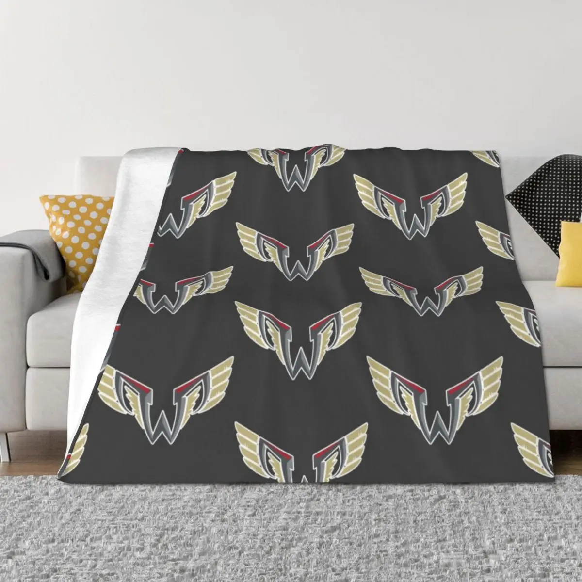 

LC_The Wings Essential Throw Blanket Soft Vintage Moving for sofa Blankets