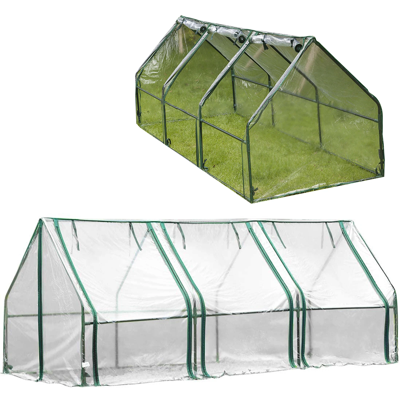 

Greenhouses For Outdoors Winter Garden Greenhouse Cover With Doors Small Greenhouse 7.8 X 2.9 X 2.9 Ft Portable Greenhouse Cover