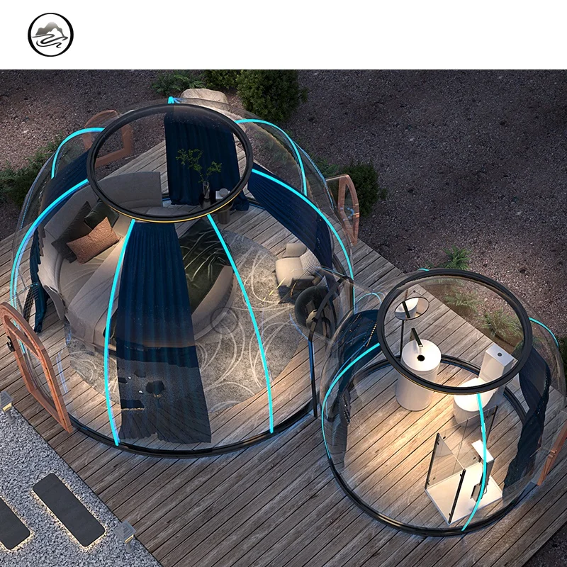 

Luxury Modern Round Transparent Insulated Bubble Tent Waterproof Sphere Dome for Glamping Hotels Houses Resorts