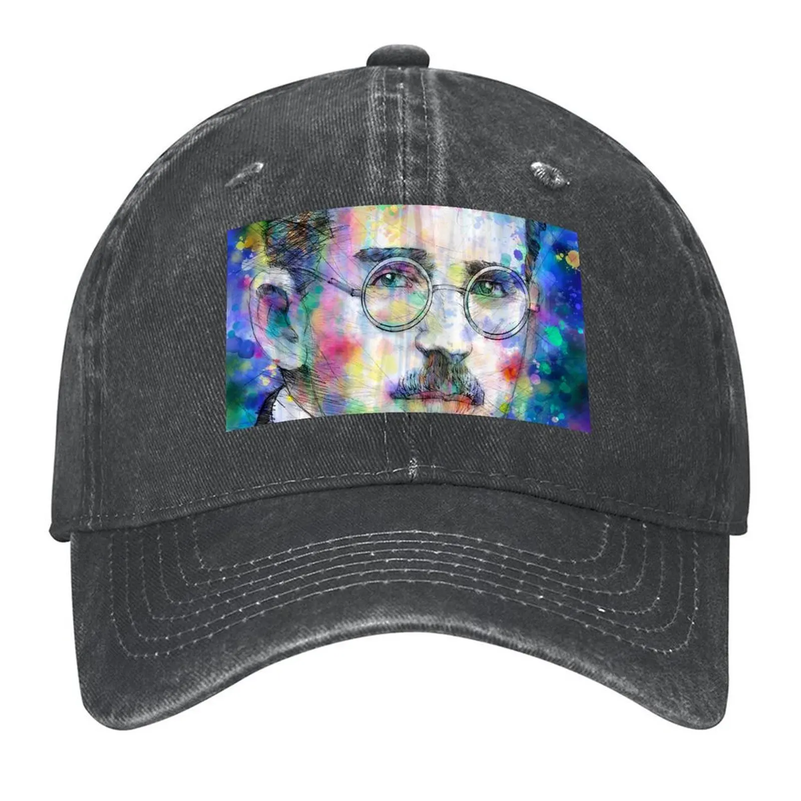 

WALTER BENJAMIN watercolor portrait .1 Baseball Cap Horse Hat Luxury Man Hat hats for men tactical cap Women's Men's