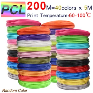 PCL -Filament für Kinderdruck, geeignet für niedrige Temperatur, ohne Rauch, fade, leuchtende Farben, 3D, 1,75 mm 10 Hauptverkäufe PCL Filament - №6