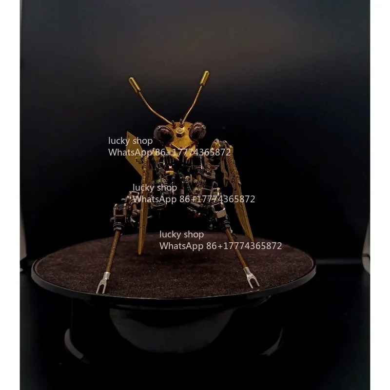 Metal Assembly Model Steampunk Wind Ornament Three-dimensional Mechanical Building Block Insects
