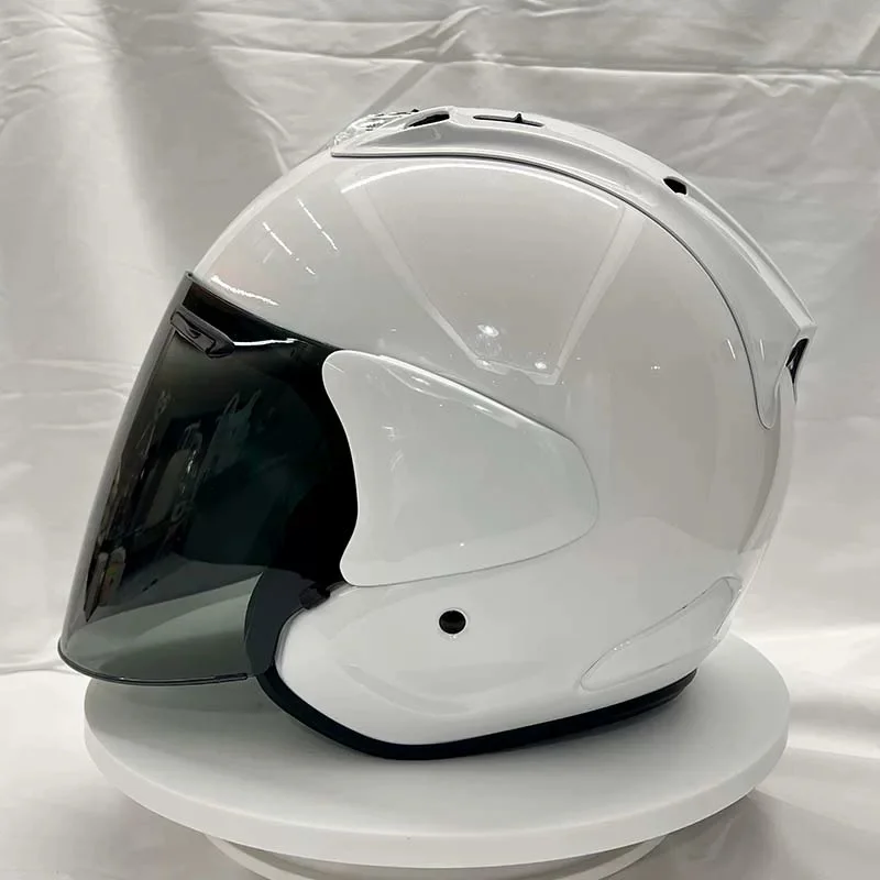 3/4 Open Face Helmet SZ-R EVO Motorcycle Helmet Bright White Summer Jet Scooter Motobike Half Helmets Cascos Para Moto