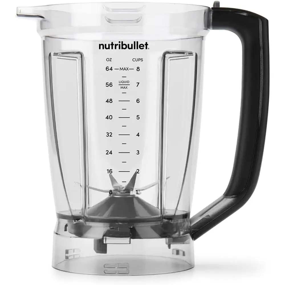 Frullatore Smart Touch Set di brocche da 64 once Design ventilato Coperchio facile da versare Lame in acciaio inossidabile Manomissione Lavabile in lavastoviglie Elettrodomestico da cucina