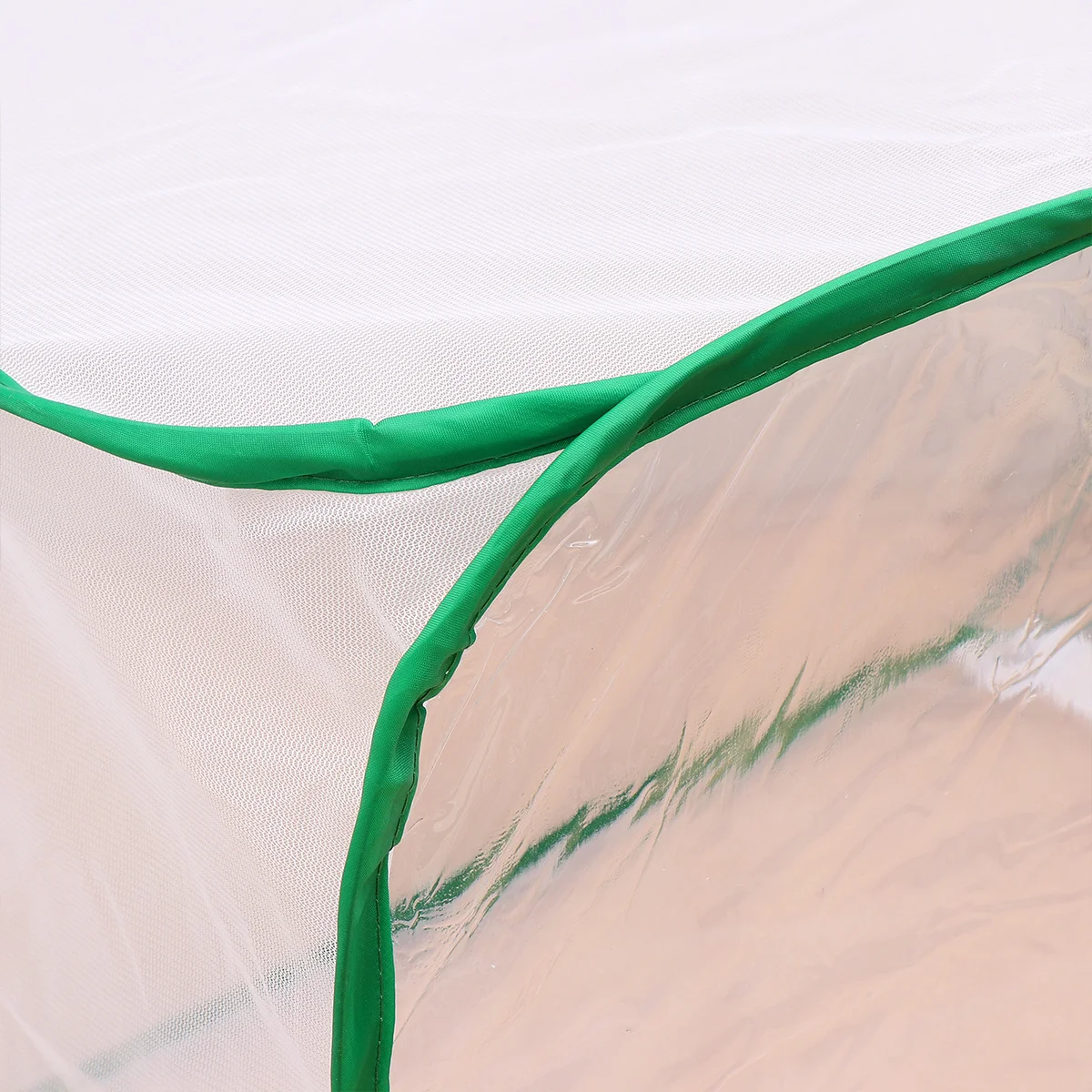 طوي قفص الحشرات شبكة النسيج سستة في الهواء الطلق استكشاف الطبيعة الحشرات برهان صافي حقيبة مقبض الأشرطة الاطفال قفص أبيض 40x40x60 سنتيمتر