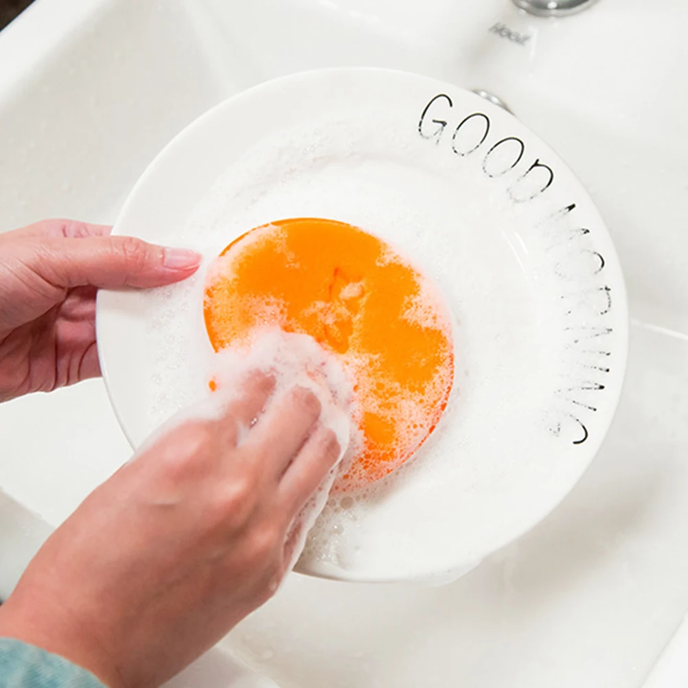 

5pcs Dish Sponges Kitchen Cleaning Set Reusable Scrub Sponges Washing Dishes Wok Cleaning Sponge Household Sponge Dishes Washing