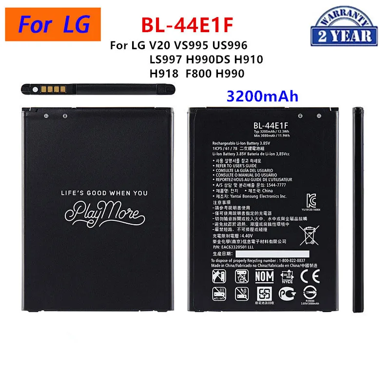 BL-44E1F 45B1F 45F1F BL-47TH 48TH 46G1F 45A1H Battery For LG V20 V10 G4 mini /LG K8 K4 K3 Optimus G Pro 2 LG 2017 Version K10 image 2