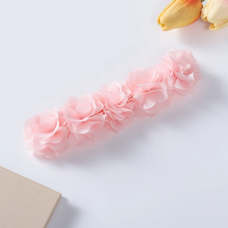 Newborn Baby Girls Headband For Girls Soft Elastic Children Hair Band Solid Color Flower Kids Headwear Hair Accessories 0-3Y