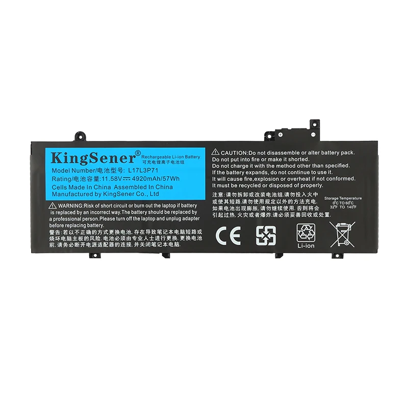 Bateria do laptopa KingSener L17L3P71 do Lenovo ThinkPad T480S Series 01AV478 SB10K97620 01AV479 01AV480 L17M3P71 L17S3P71 57WH — zdjęcie produktu 7