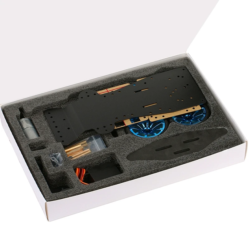 4-колесный DIY серво-робот, автомобильное шасси 4WD, умные автомобильные детали для Arduino, автомобильная платформа с металлическим сервоподшипником, комплект управления шестерней