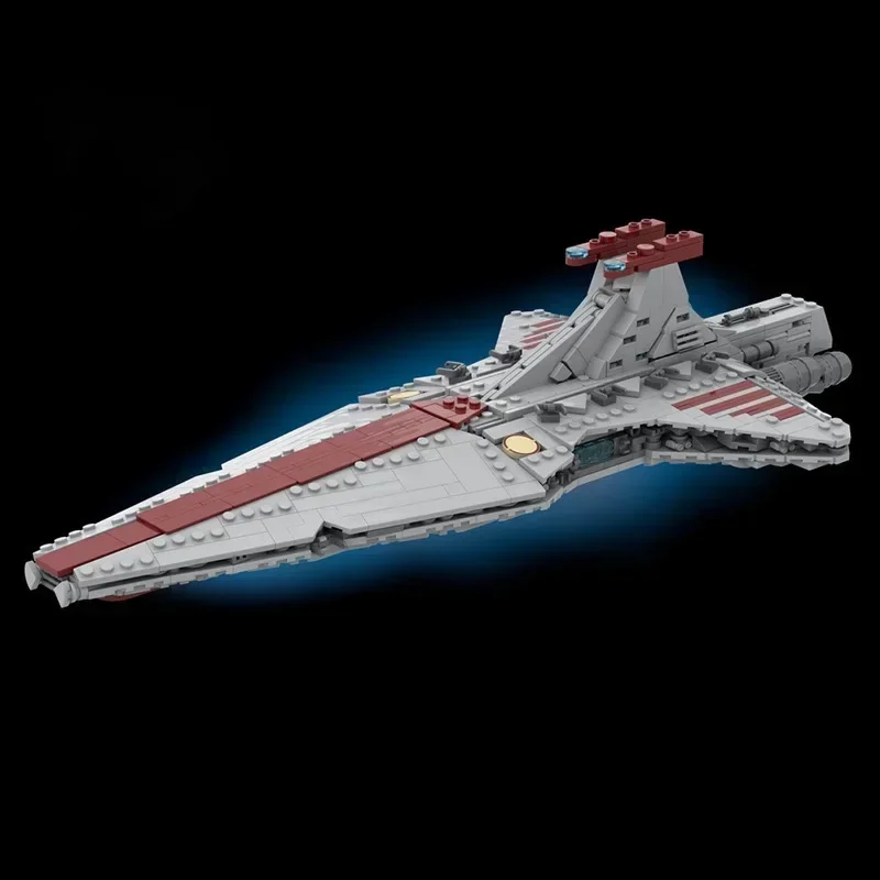 MOC UCS Fit 75356 Venator-Class Star Attack Cruiser Republic Destroyer Model Buidling Blocks Bricks DIY Puzzle Children Toy Gift