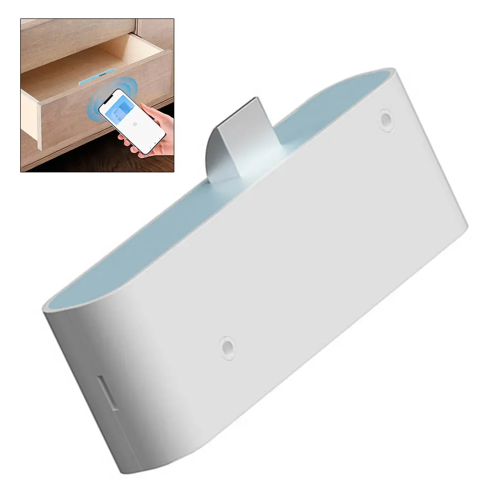 

Smart NFC Electronic Lock For Drawers With Card Sensor And Multiple Access Options, Designed For Secure Storage Drawer Lock