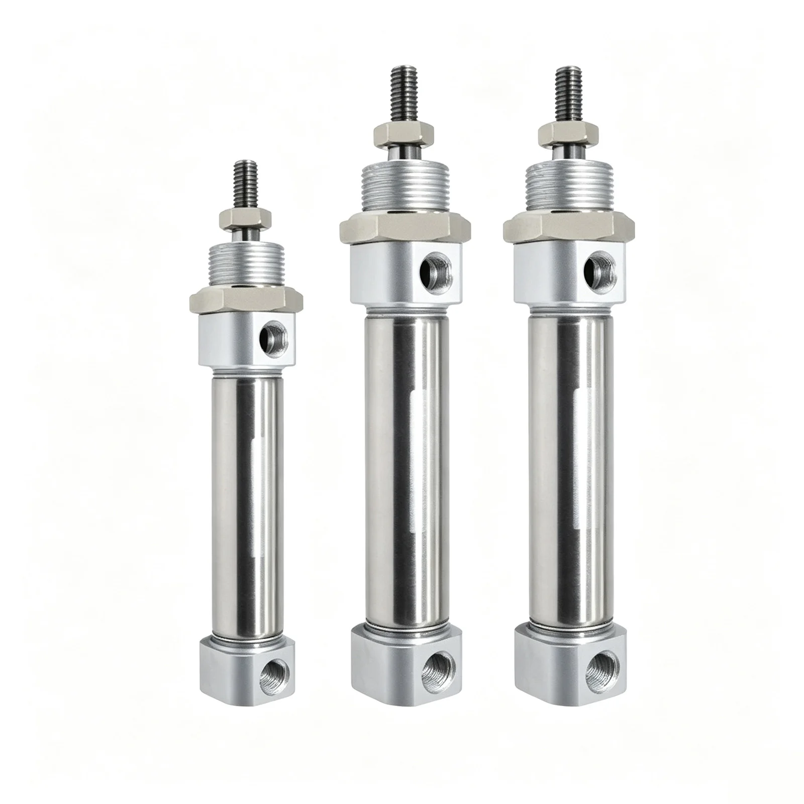 Round Body MI Mini Pneumatic Air Cylinder Stainless Steel Small Pneumatic Cylinder for Air Control System