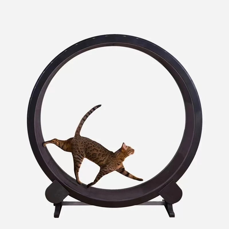 OEM/ODM Fitness Roller Silent Sports Running Wheel Furniture High Fiberboard Cat Climbing Frame Pet Cat And Dog Treadmill