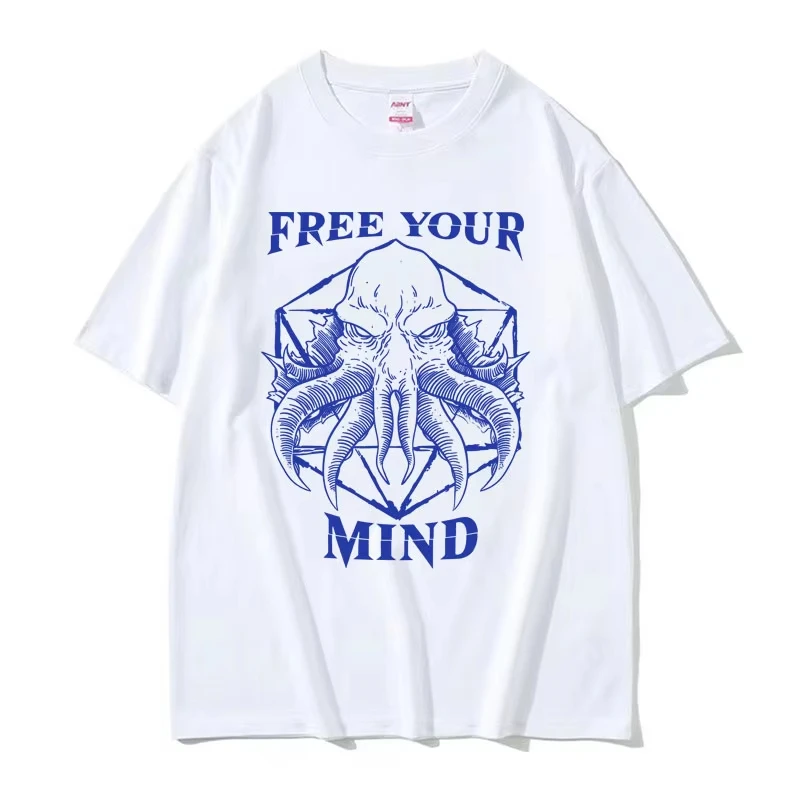 Limited Mind Flayer Baldur's Gate 3 Graphic T Shirt Women Clothing Fashion Cool Tshirt Unisex Casual Cotton Short Sleeve T-shirt