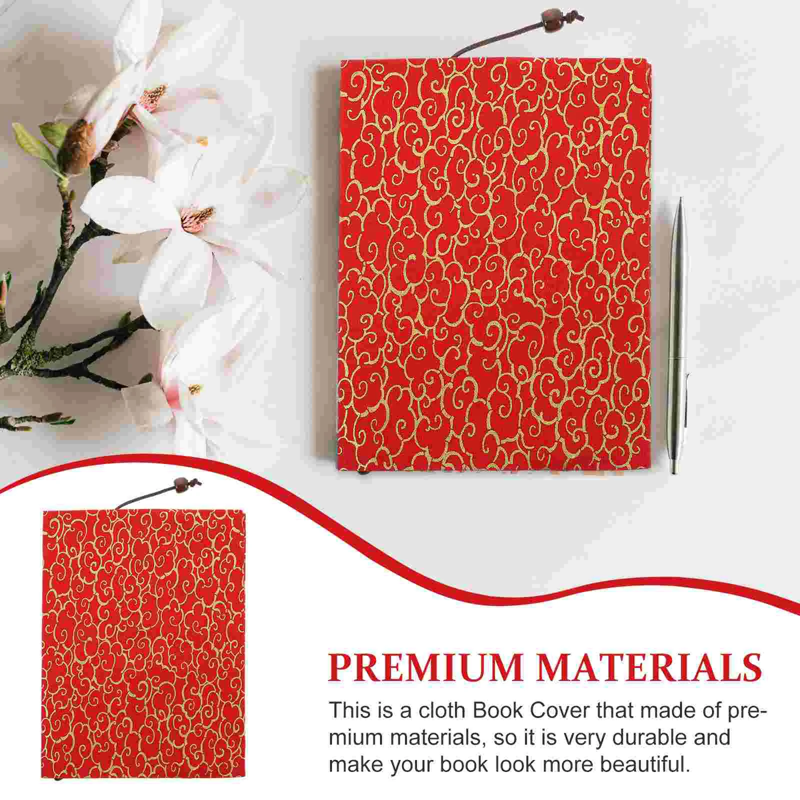Book Cover Washable Covers for Soft Books Cloth Reusable Sleeve Binding Account