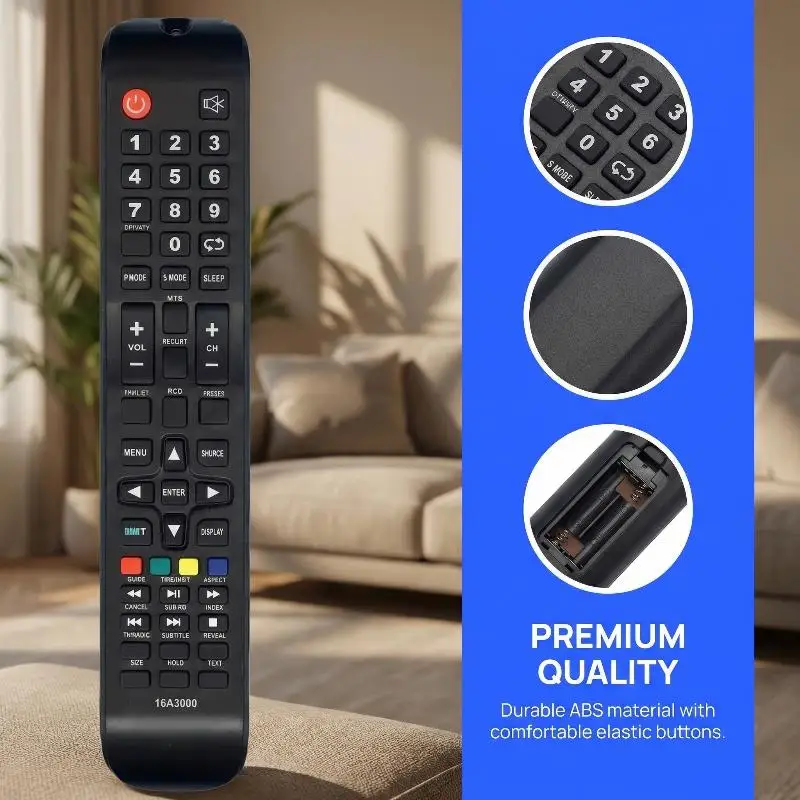 16A3000 Russian TV Remote Control for DEXP Centek  Fast Response Wireless Replacement For Smart TV At Home