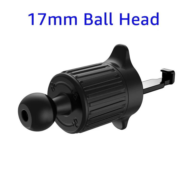 iBudim Upgrade Air Vent Clip for Car Phone Holder Stand 17mm Ball Head Base for Car Air Outlet Cellphone Support Car GPS Bracket