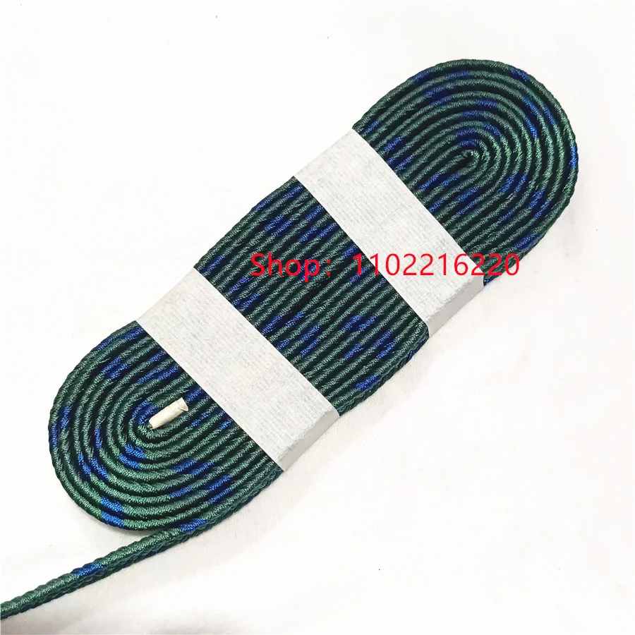 High Quality Green And Blue Thick Silk Rope Sageo For Japanese Katana Samurai Knife Sword Wakizashi Tanto Fittings