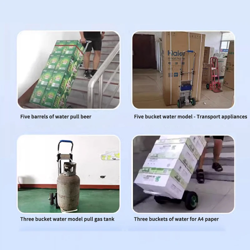 

200KG Electric Stair climber cart Up and down stairs Stair Climbing Machine with battery Heavy goods handling machine