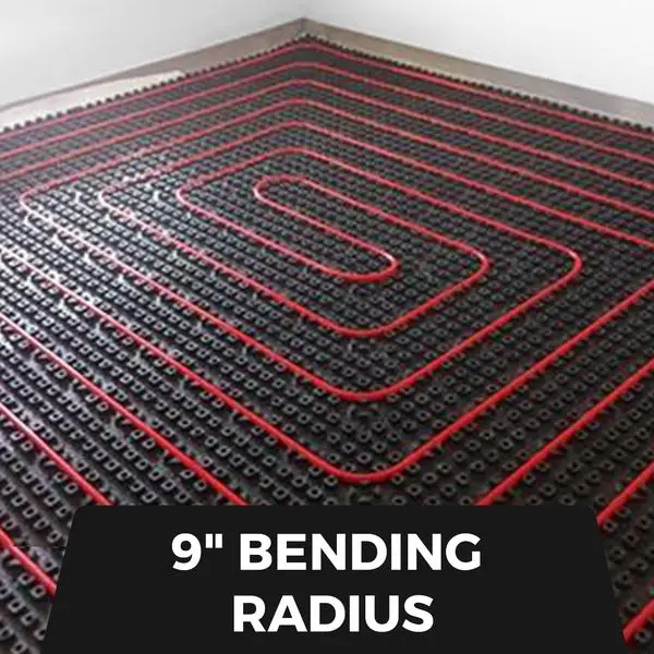 VEVOR Pex Pipe Tubing 1 Inch 300ft Pex Tubing Non-Barrier Radiant Water Plumbing Pipe Pex-B ?1' Non-Barrier/300FT/Red?