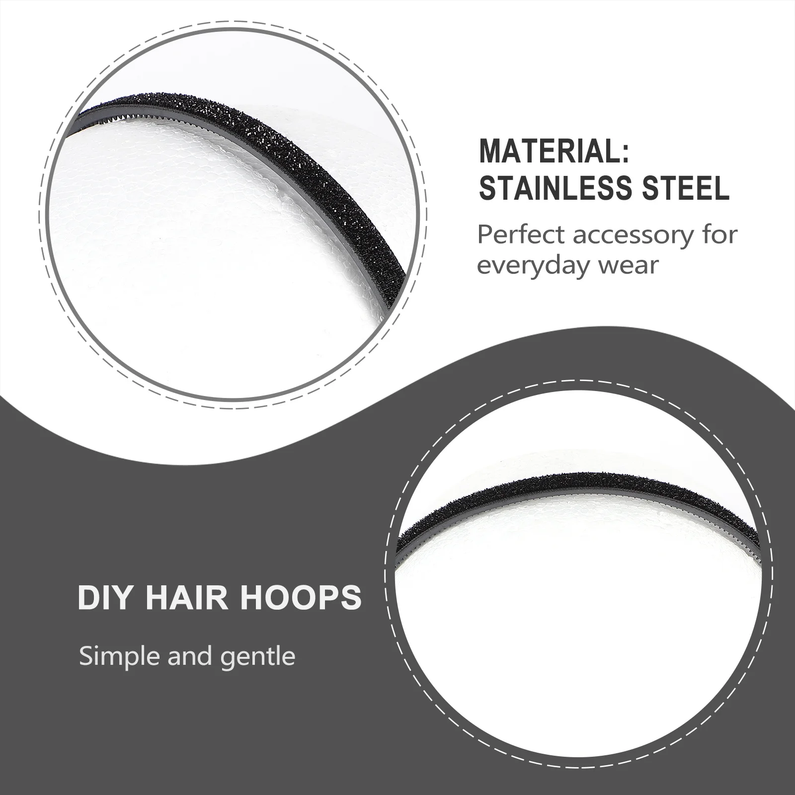 

8Pcs Glitter Hairbands Anti-Slip Headbands Strong Grip No Damage to Hair Perfect for Ceremonies Parties Daily Style