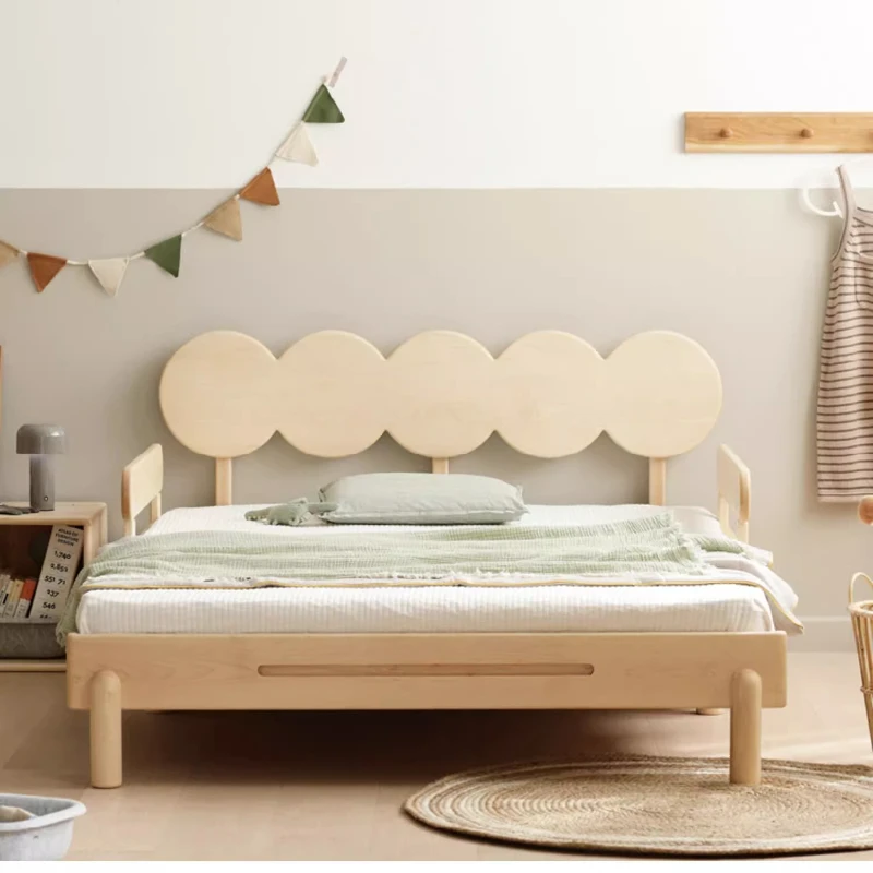 

Pea pod bed suspended bed pull-out bed solid wood children boys and girls 1.35 meters single double 1.5 meters eight wide