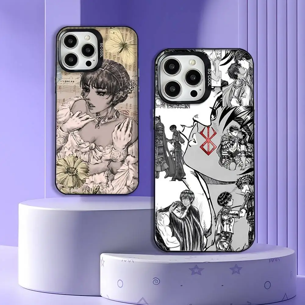 

Comic B-Berserk Guts Casca Phone Case For iPhone 17,16,15,14,13,12,11,Pro,Max,Plus,E,Air,Mini Black Tpu Cover