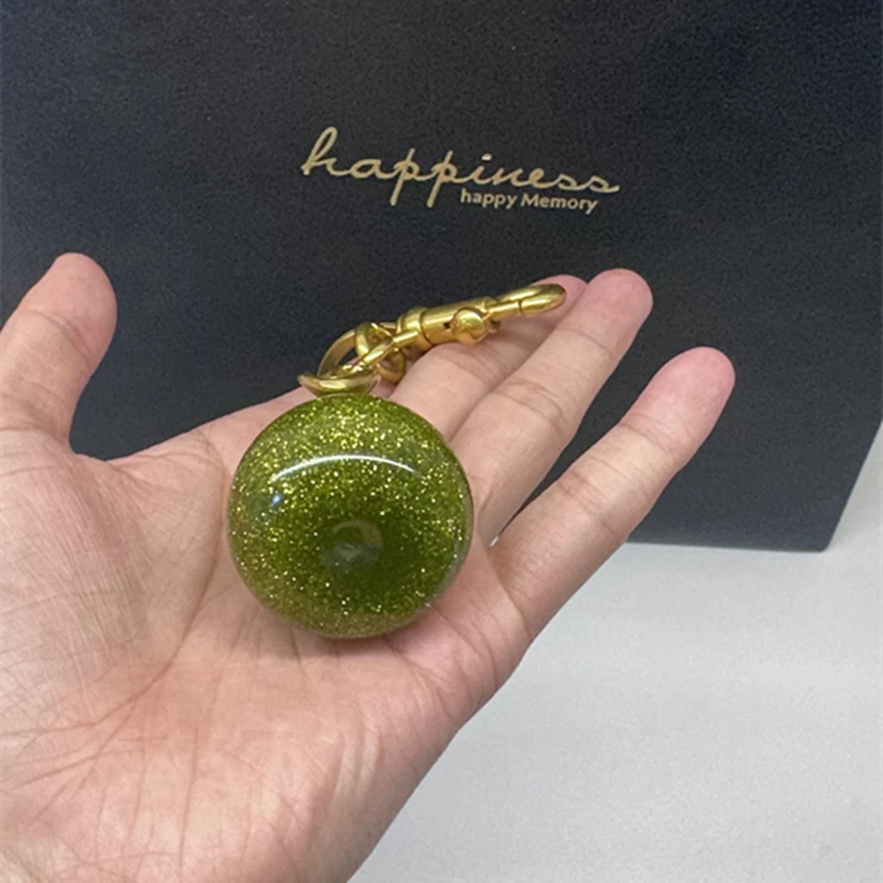 2025 New Exquisite Crystal Green Pear Pendant  For Coach Goyard Handbag Shoulder Bag Diy Bag Charm Accessory