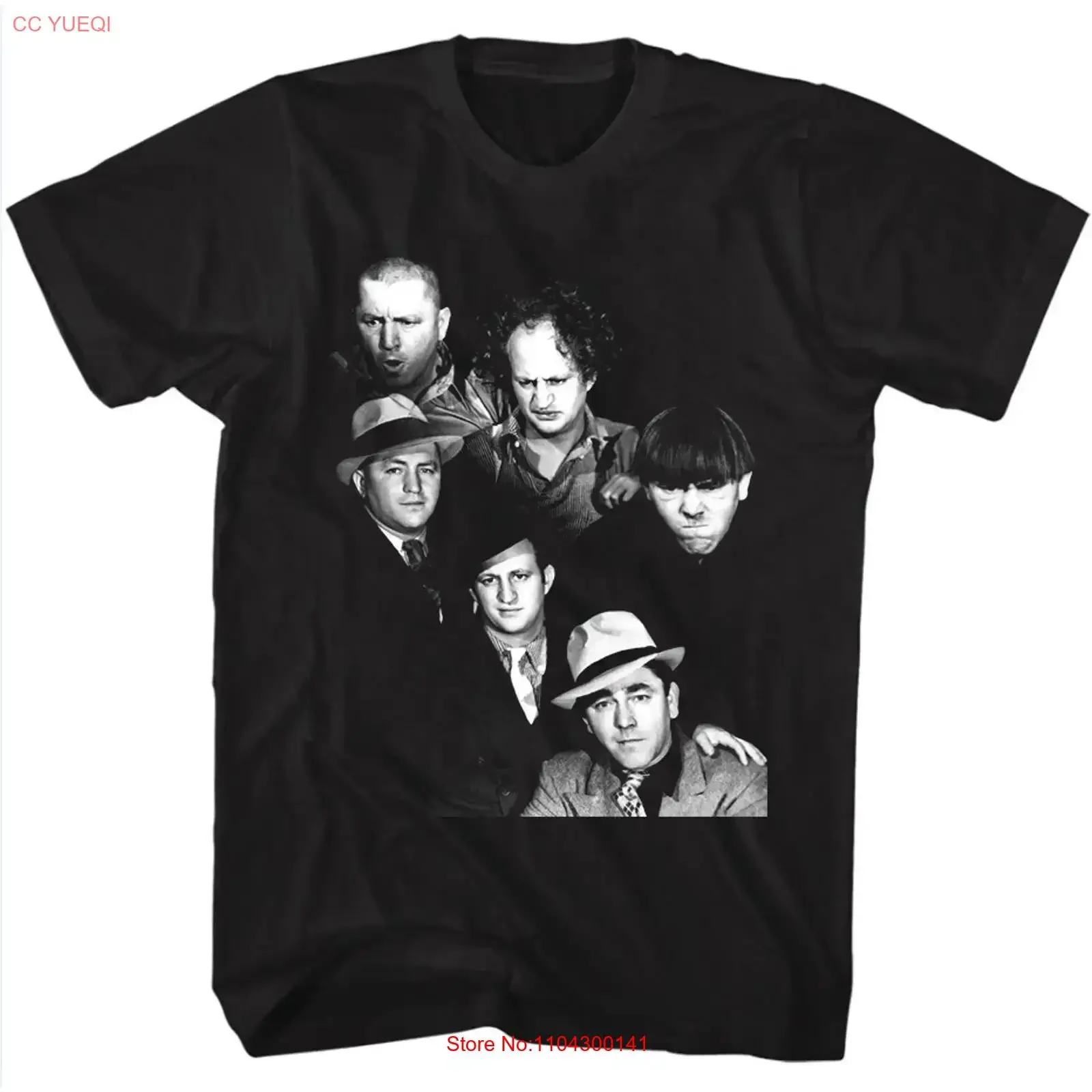 The Three Stooges Larry Moe Curly For Halloween T Shirt Size S 5XL vintage Washed streetwear Soft Breathable Versatile fashion