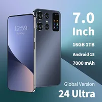 Original 24 Ultra Global Version Smartphone Snapdragon8 Gen2 16G 1T 7000mAh 48+72MP 4G/5G Android MobilePhone Dual SIM Unlocked