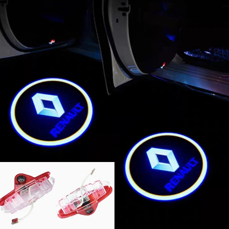

2 Pcs Renault Special Car Door Welcome Projector Lights, Compatible with Koleos, Clio, Megane, Laguna, Latitude, Talisman