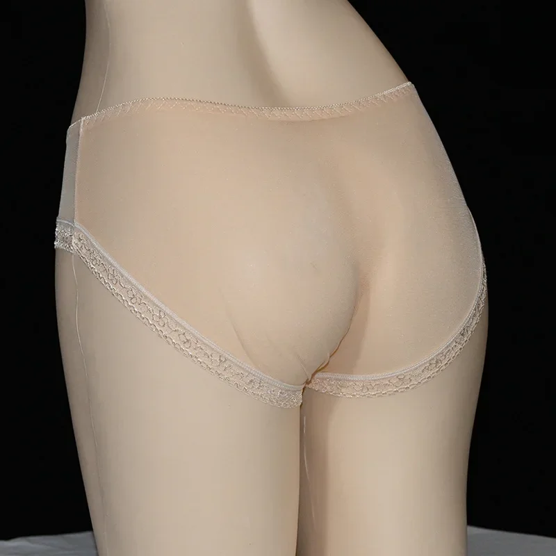 حجم كبير سيسي سراويل الرجال شبكة شفافة بالكامل ملخصات حريري السلس رصاصة فصل الملابس الداخلية الملابس الداخلية U محدب Underpant #4