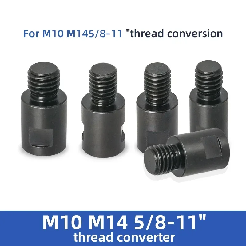 Acessório de Rebarbadora M10 a M14 Broca Conversão Rod Rosca Conversor Comum Adaptador M14