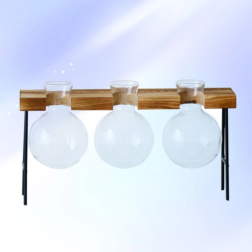 

2 Glass Planter Bulb Vase Round Glass Plant Pots Refreshing Air Purifying Flower Plant Container Home Decor Hydroponic Plants