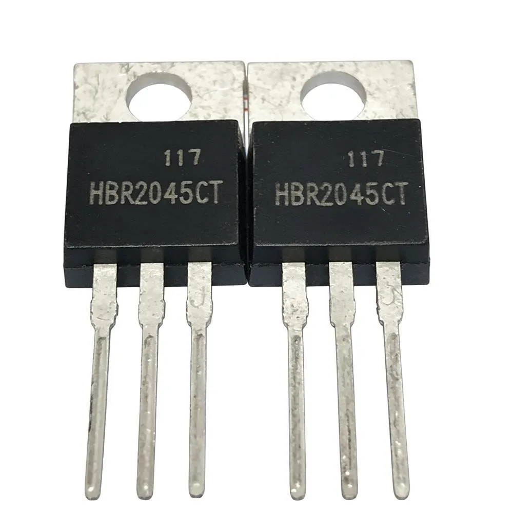 5PCS HBR2045CT 45V 20A HX2N60 600V 2A FQPF44N08 25A 80V BUK457-600B 600V 7.1A BTA12-600BW 600V 12A SSP60N06 60A 60V