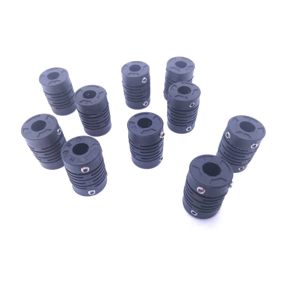 Good Quality Nylon Plastic Flexible Coupling 4 6 8 MM Hole E6B2 Encoder Shaft Coupling 10PCS Per Pack - Detail 1