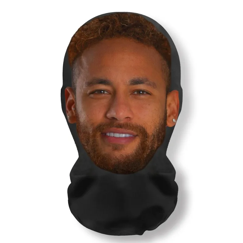 2 قطعة طباعة رقمية ثلاثية الأبعاد صورة مضحكة بالاكلافا - قناع وجه خارجي متعدد الوظائف، وشاح رأس هيب هوب