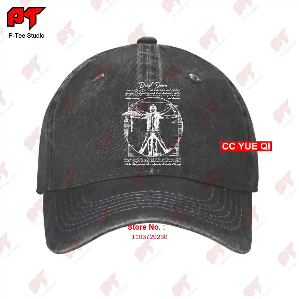 Walking Dead Vitruvian Daryl Dixon Baseball Caps Truck Cap QBI9